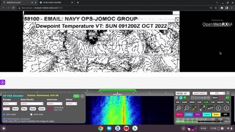 HF Fax Northwood GYA UK 08/10/2022 2000 UTC 4608.10kHz