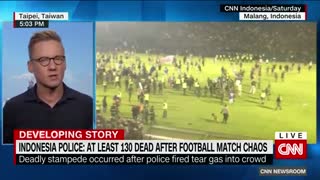 At least 130 dead after soccer match, police say