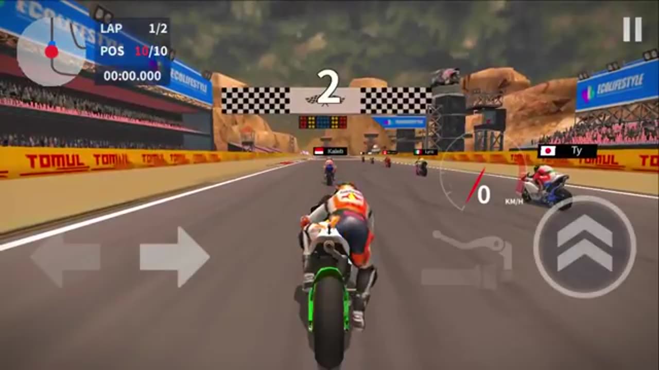 MOTO RIDER BIKE RACING 2024 - MOTORCROSS BIKE DRIVING - MOTOR BIKE RACING - ANDROID GAMEPLAY FHD