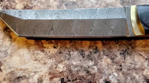 Damascus Steel Bunka Knife