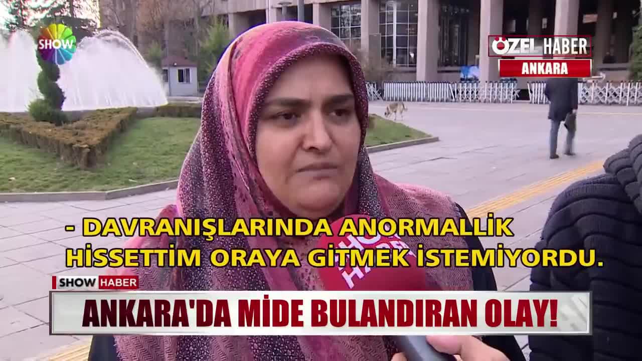 Ankara'da mide bulandıran olay!