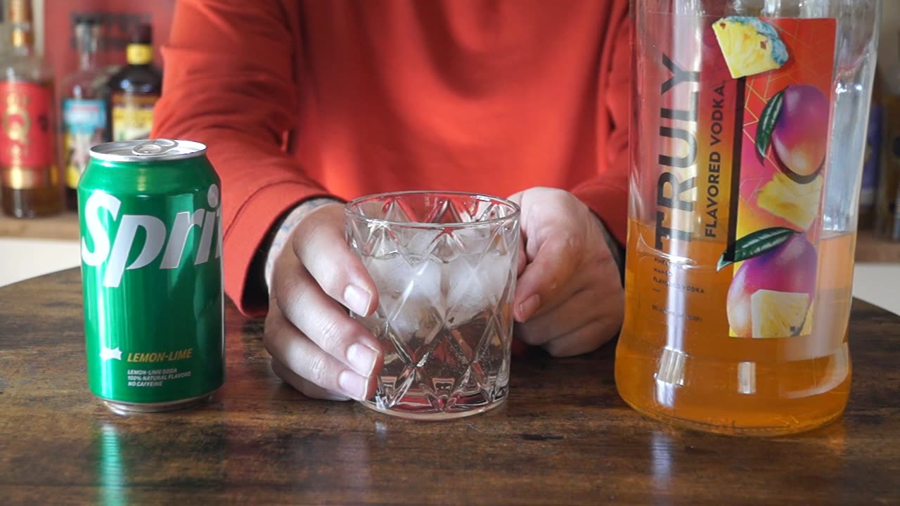 Truly Pineapple Mango Vodka & Sprite