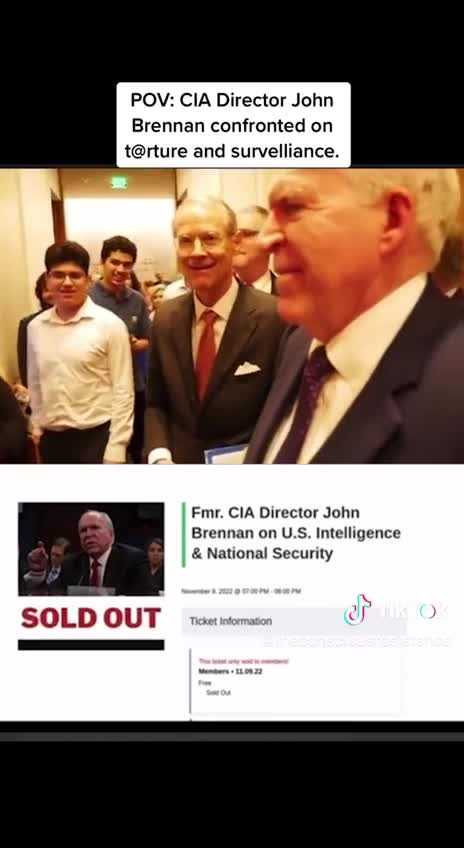 Brennan was confronted.