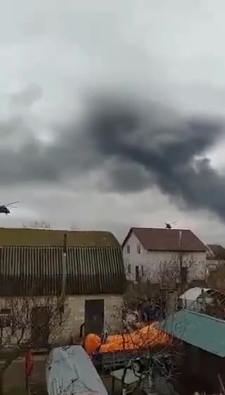 Russian Helicopters Seize Hostomel Military Airport (Suburbs of Kiev Ukraine)