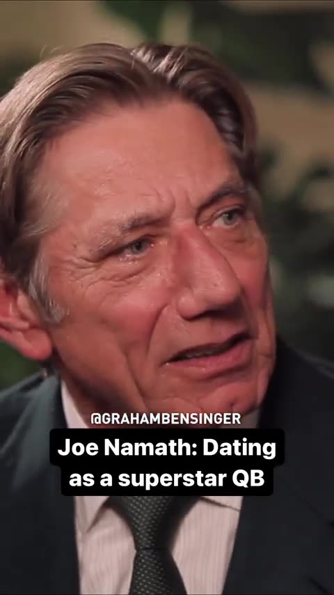 Joe Namath on what his dating life was like as a superstar quarterback in the AFL/NFL