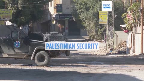 Palestinian security forces crack down on militants in the West Bank