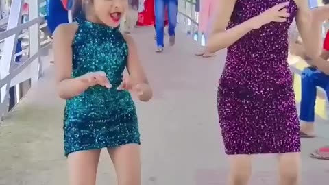 Cute indian girl dance