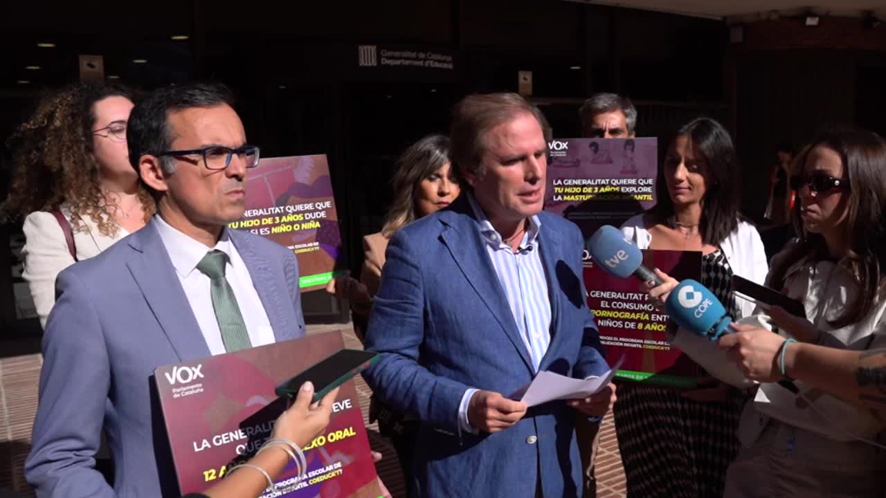 Una campaña de VOX denuncia "perversión de menores" con programa de sexualización "Coeduca't"