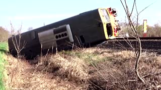 At least five killed as truck crashes into train in Hungary