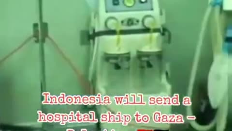 Indonesian will send a ship Hospital for Injured in Gaza