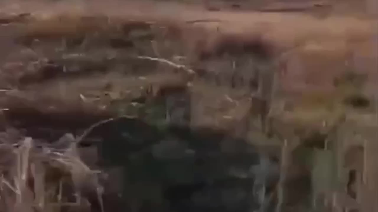 Russian Soldier Films a Ukrainian Drone Strike