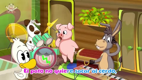 Estaba la Rana Cantado Debajo del Agua | La Vaca Lola | Canciones infantiles