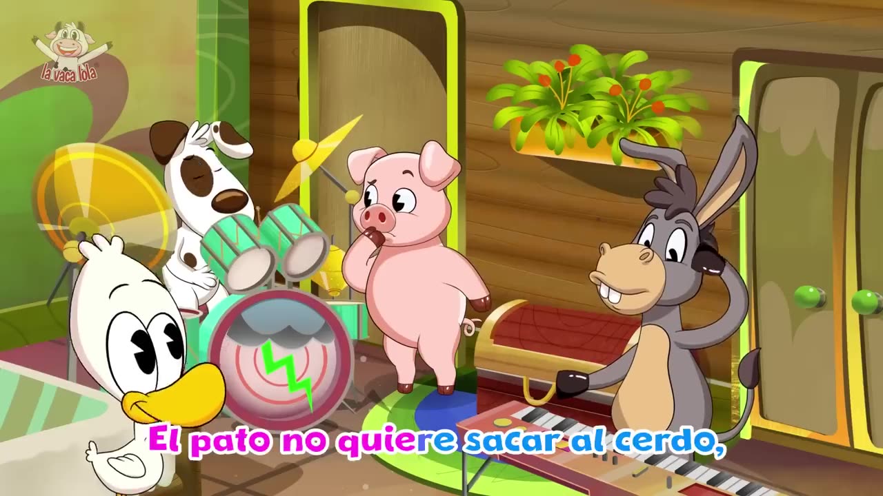 Estaba la Rana Cantado Debajo del Agua | La Vaca Lola | Canciones infantiles