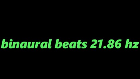binaural beats 21 86 hz