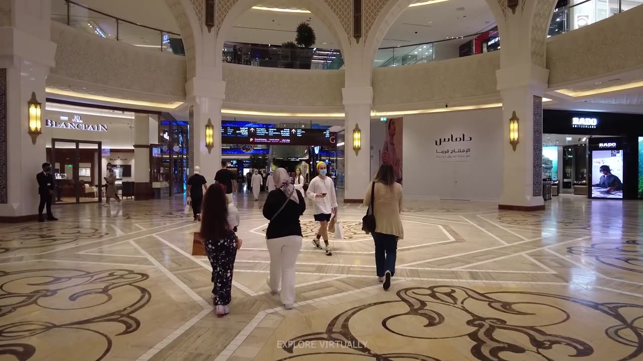 [4K] Dubai Mall Complete walking tour ,Burj khalifa, fountain show, Ice rink