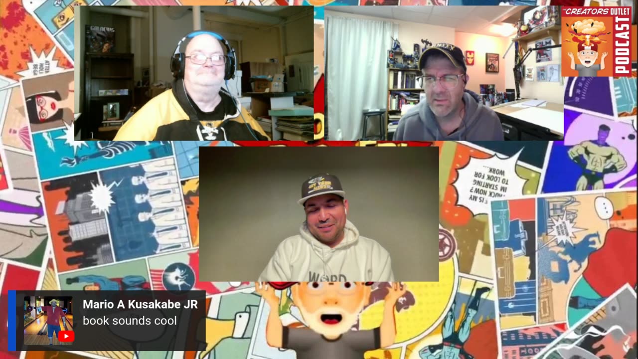 Creators Outlet Episode 297 feat Tim Jones Sam Vera and Jorge Medina