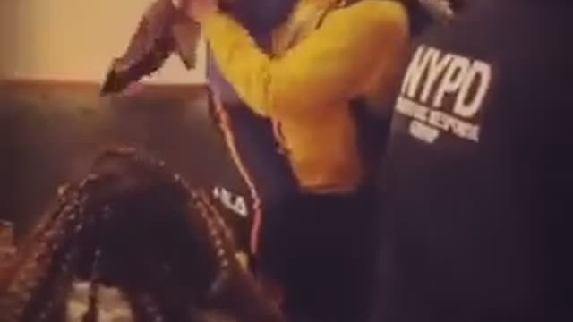 NYPD throws a small child out because he isn't jabbed