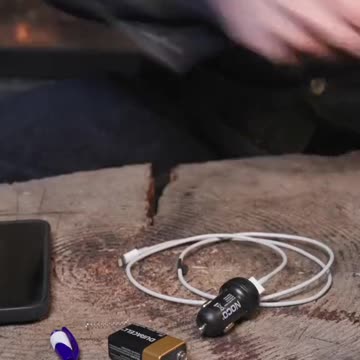 MacGyver skill - how to charge your phone when you have no power