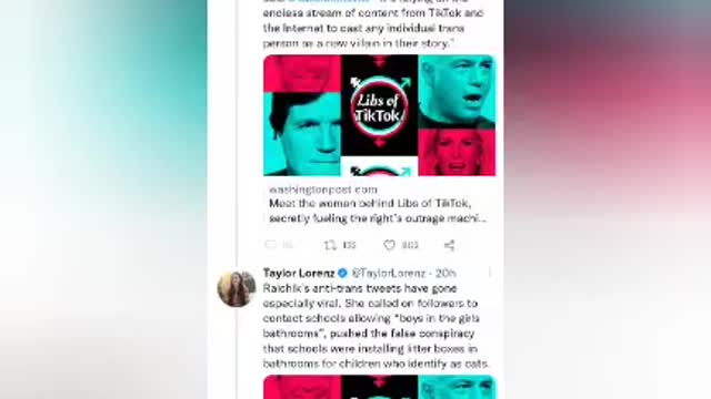 Taylor Lorenz Ironically Doxxed Libs of TikTok