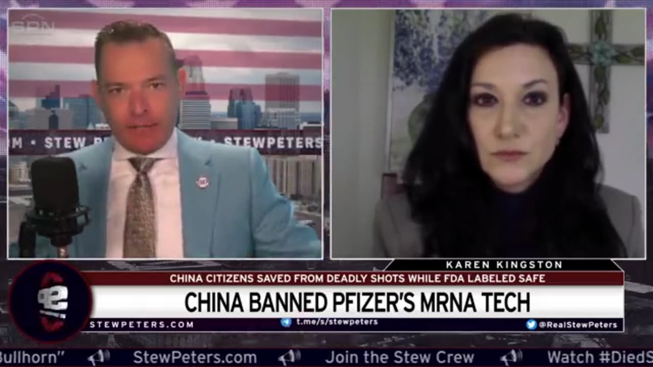 China Banned Pfizer's mRNA Shots From The Beginning (Stew Peters Show with Karen Kingston)