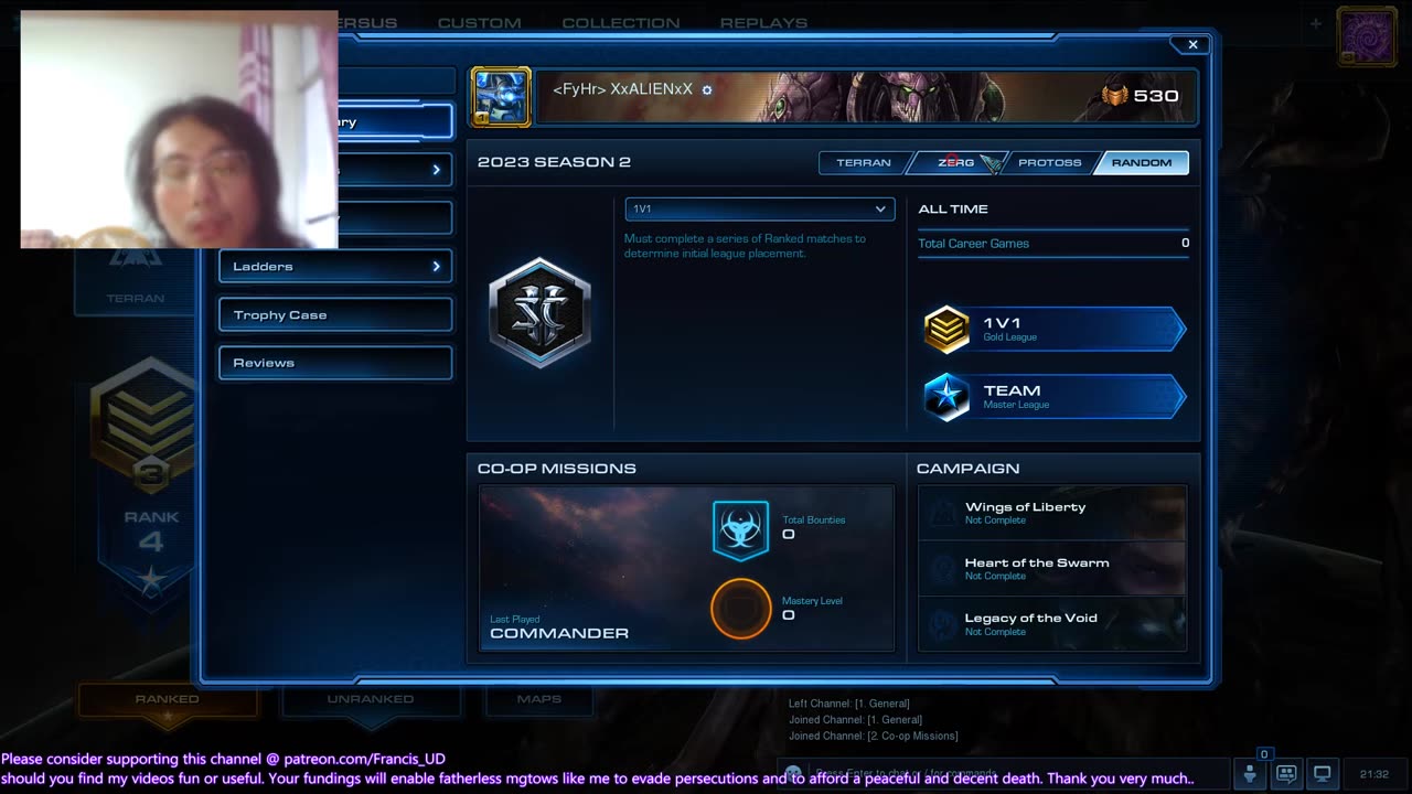 starcraft2 zvp got mauled by a protoss amassing colossi&high templars in gold league tier 1..