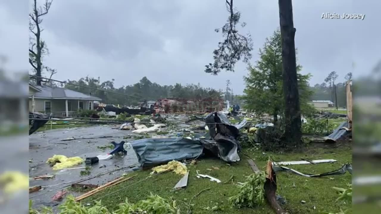 Tropical Storm Claudette over Mobile, AL