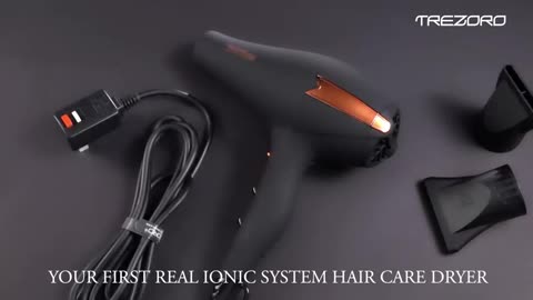 Hair Dryer, 2200 Watt Professional Ionic Salon Blow Dryer