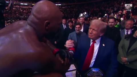 Jon Jones gave President Trump his belt