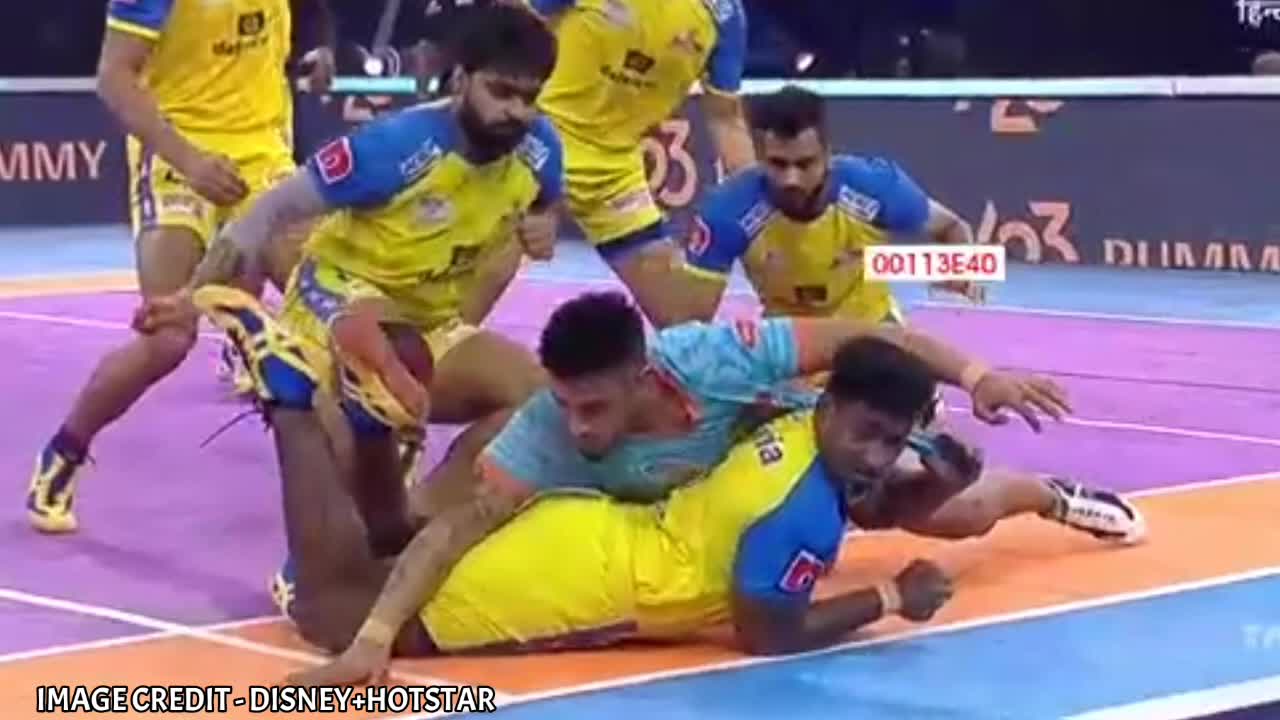 Maninder Singh 2 Super Raid Vs Tamil Thalaivas Maninder Singh 18 Raid Points Vs Tamil Thalaivas