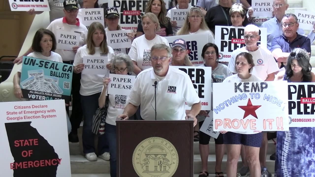 Sam Carnline - Press Conference, State Capitol, Monday August 19, 2024