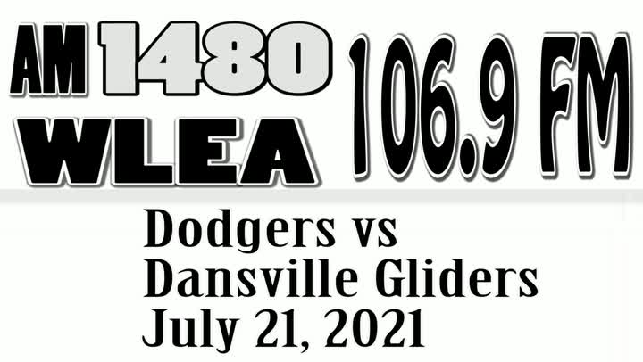 Hornell Dodgers vs Dansville Gliders, July 21, 2021