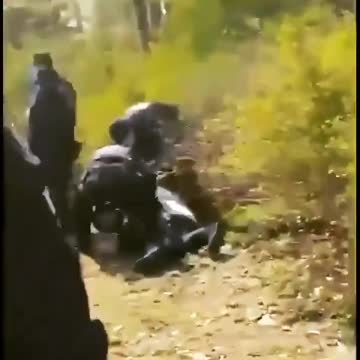 German covid dystopia: Storm troopers subdue 80 year-old woman