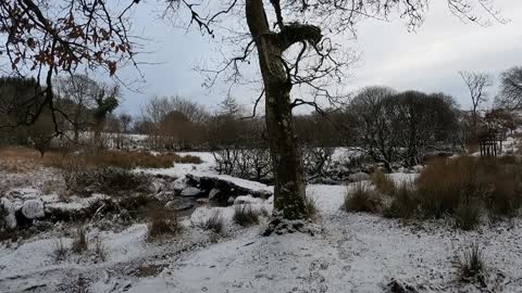 Walking back to the car in the snow 14th Dec 2022