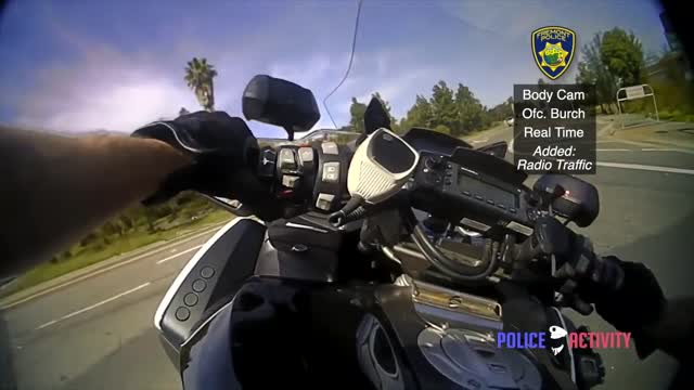 Bodycam Captures Suspect Firing at Motorcycle Officer Before Getting Shot in Fremont, California