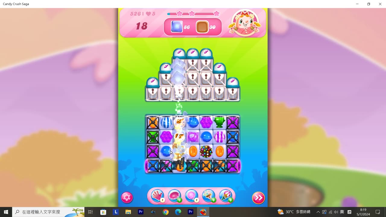 Candy Crush Saga Record (Level 526)