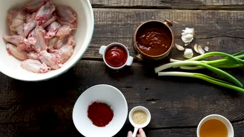 Oven BBQ Chicken Wings