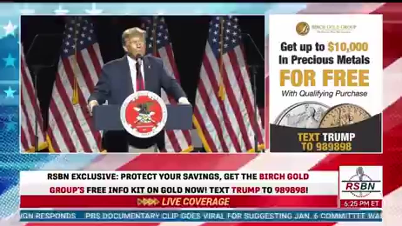Trump promises to "never lay a finger on your firearm."