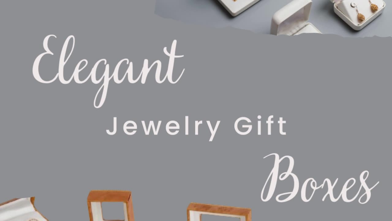 Elegant Jewelry Gift Boxes