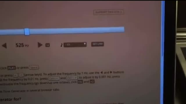 Portal opens in bedroom using frequency