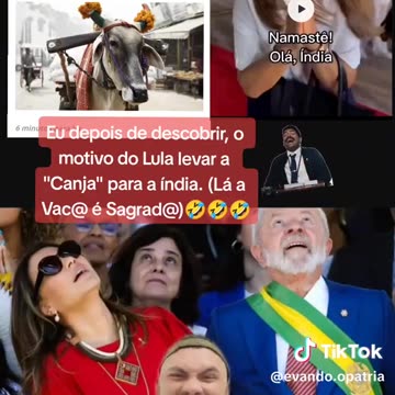 Motivo da Janja ter ido pra india