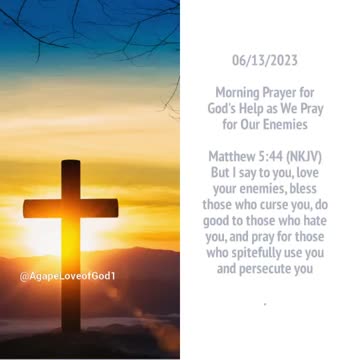 Morning Prayer for God’s help to Pray for Our Enemies #Shorts
