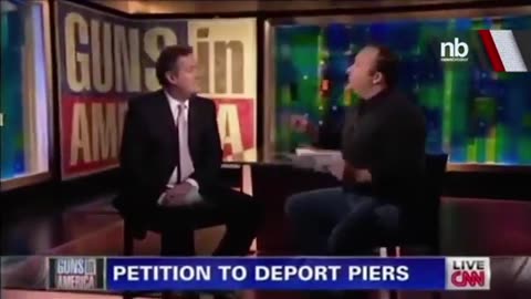 Alex Jones Dominates Piers Morgan on the 2nd Amendment (Turning Him Into a Puddle of Goo)