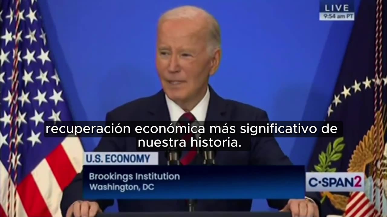 Biden: ‘I also learned something from Donald Trump’.