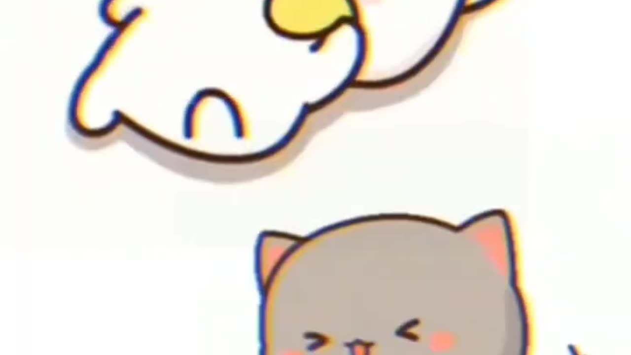 Cute animation panda video
