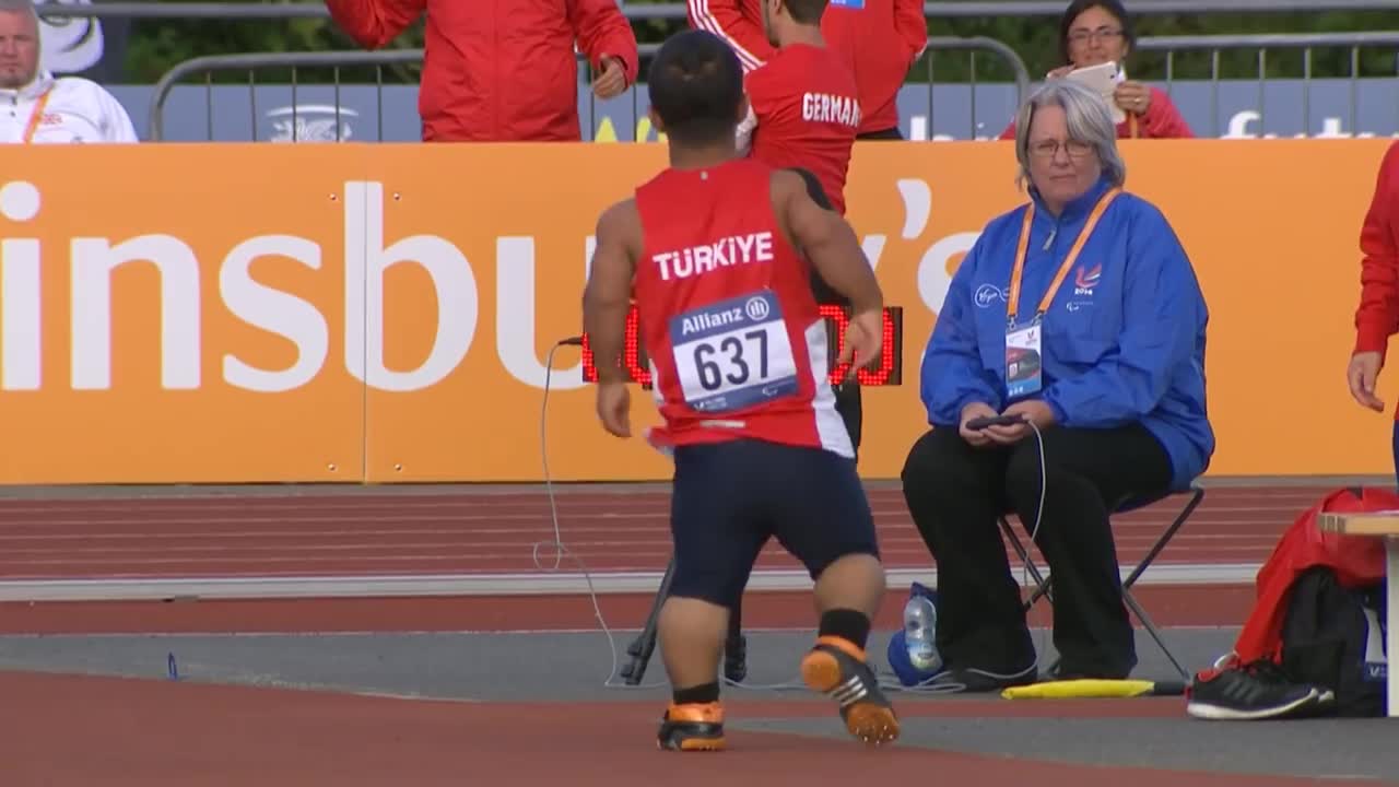 Men's javelin F41 | 2014 IPC Athletics European Championships Swansea