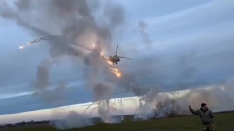 Ukrainian Helicopters Putting on A Show