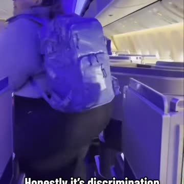 Plus-sized model says "it's discrimination" that airplane aisles aren't wider