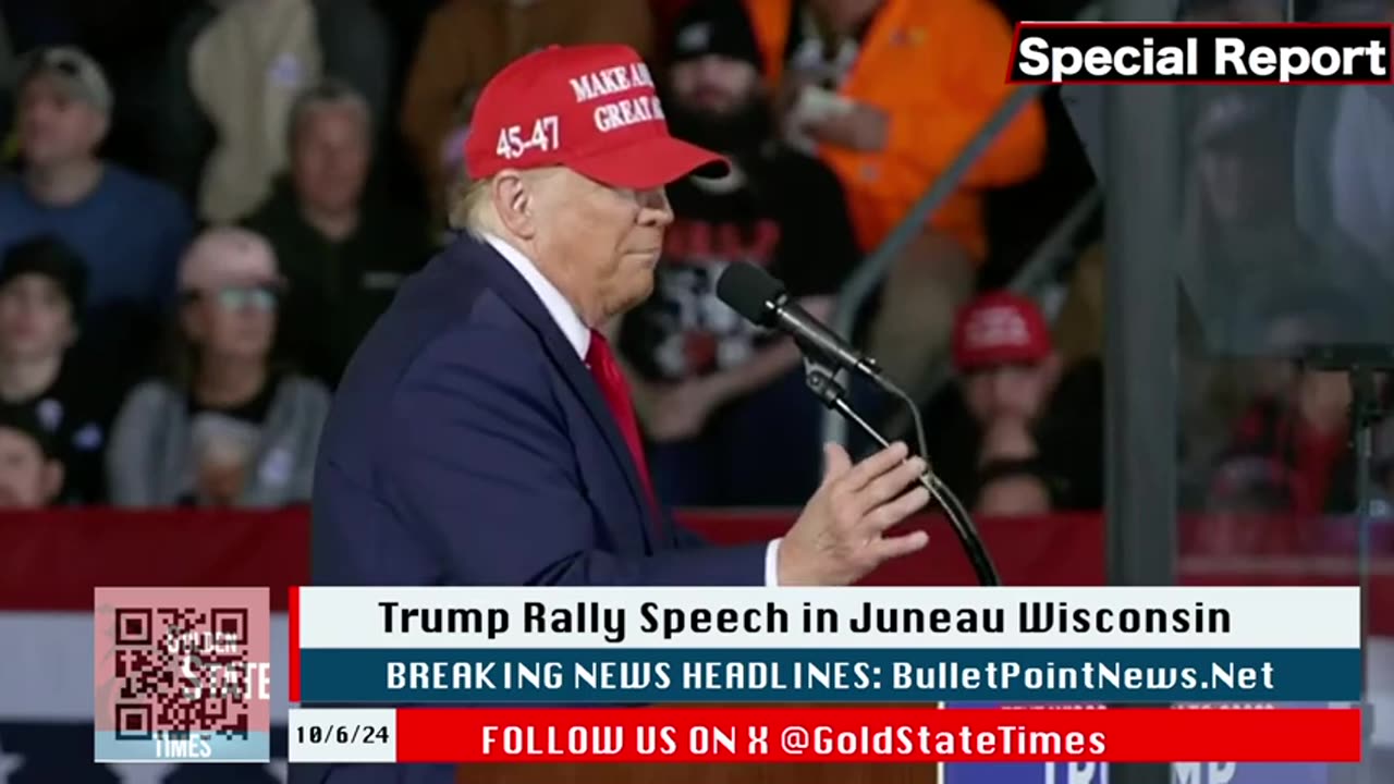 GST - I WILL MAKE THEM APOLOGIZE: Trump EXPLOSIVE Speech in Wisconsin!