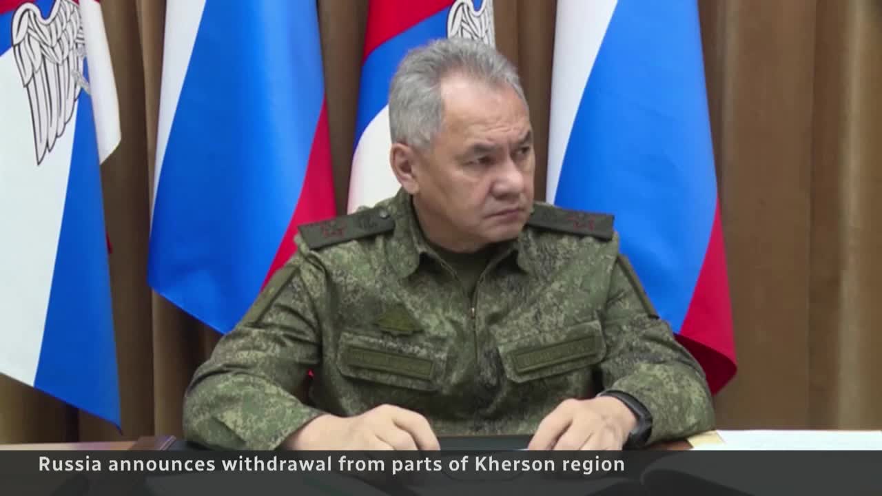 Russia withdraws troops from Kherson region, its only captured Ukrainian capital