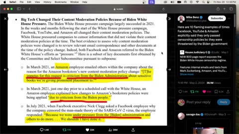 Mike Benz refutes the test for censorship risk required by SCOTUS